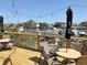 Enjoy scenic marina views from the outdoor deck at this restaurant at 6015 Catalina Dr. # 732, North Myrtle Beach, SC 29582