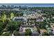 An aerial view shows the community layout, pools and surrounding environment at 6702 Jefferson Pl. # C6, Myrtle Beach, SC 29572