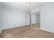 Bedroom with neutral walls, closet, and plush carpeting at 6702 Jefferson Pl. # C6, Myrtle Beach, SC 29572