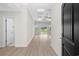 Entryway showcasing hardwood floors and an open floor plan with high end ceilings at 800 Stone Pine Ct., Loris, SC 29569