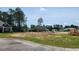 View of a residential lot under construction with foundation in a wooded area at 800 Stone Pine Ct., Loris, SC 29569