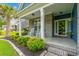 Charming front porch with rocking chairs and inviting curb appeal at 1051 Academy Dr., Conway, SC 29526