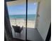 Balcony view showcasing the beach and ocean in a resort style setting at 1207 S Ocean Blvd. # 20806, Myrtle Beach, SC 29577