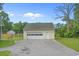 Detached garage offering ample space for parking and storage, complementing the property at 124 Wicklow Way, Pawleys Island, SC 29585