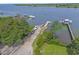 Picturesque waterfront featuring a boat ramp and several docks along the river at 124 Wicklow Way, Pawleys Island, SC 29585