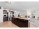 Spacious kitchen with a center island, stainless steel appliances, and plenty of storage at 125 Foxford Dr., Conway, SC 29526