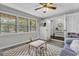 Bright playroom features a view into entry way, nice carpet, and lots of natural light at 1305 Forest View Rd., Conway, SC 29526