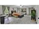 Relaxing bedroom with large window, ceiling fan, and neutral decor at 1305 Forest View Rd., Conway, SC 29526