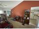Cozy living room featuring a vintage TV and easy access to an ample kitchen at 134 Butkus Dr. # 7, Myrtle Beach, SC 29588
