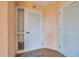 Inviting condo entrance with a secure door, decorative doormat, and unit number at 145 South Dunes Dr. # 308, Pawleys Island, SC 29585