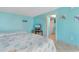 Bedroom with two beds, a television, and a connecting door at 1501 S Ocean Blvd. # 351, Myrtle Beach, SC 29577