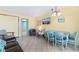 Charming living room with coastal decor, dining area, and comfortable seating arrangement at 1501 S Ocean Blvd. # 351, Myrtle Beach, SC 29577