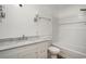 Bathroom featuring a vanity, toilet, and shower at 1700 Longleaf Dr., Myrtle Beach, SC 29575