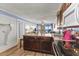 Well-equipped kitchen with updated appliances and a spacious island overlooking the living area and ocean views at 201 76Th Ave. N # D-3, Myrtle Beach, SC 29572