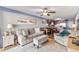 Comfortable living space with a view to the kitchen and a cozy seating arrangement at 201 76Th Ave. N # D-3, Myrtle Beach, SC 29572