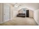 Bedroom space featuring a gray sofa and a large window at 2060 Woodburn Dr., Myrtle Beach, SC 29579