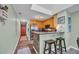 Charming kitchen with modern appliances, breakfast bar, and stylish fixtures at 207 N Ocean Blvd. # 342, North Myrtle Beach, SC 29582