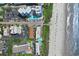 Aerial showcases oceanfront location, nearby attractions, and property amenities at 211 76Th Ave. N # A3, Myrtle Beach, SC 29572
