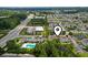 Aerial view of a community with a pool and water features at 2280 Andover Dr. # C, Surfside Beach, SC 29575