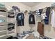 Walk-in closet with shelving and hanging storage for clothes and shoes at 2280 Andover Dr. # L, Surfside Beach, SC 29575