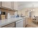 Kitchen area with dishwasher and double sink at 2280 Andover Dr. # L, Surfside Beach, SC 29575