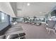 Spacious gym with treadmills, exercise bikes, and ample workout space at 300 N Ocean Blvd. # 122, North Myrtle Beach, SC 29582