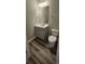 Modern bathroom with single sink vanity and tile flooring at 340 Kiskadee Loop, Conway, SC 29526