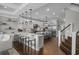 Bright kitchen with stainless appliances, island seating and an open layout, perfect for entertaining at 433 Saint Julian Ln., Myrtle Beach, SC 29579
