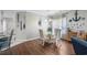 Dining area featuring a glass table, and coastal themed decorations at 4648 Lightkeepers Way # 39A, Little River, SC 29566