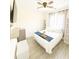 Bright bedroom featuring neutral walls, wood-look flooring, and a ceiling fan at 541 Irees Way, Longs, SC 29568