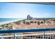 Balcony view showcasing a stunning beach and ocean panorama from an elevated perspective at 5511 Ocean Blvd. N # 805, Myrtle Beach, SC 29577