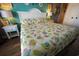 Relaxing bedroom with beach-themed accents, bedside tables, and lamps at 5511 Ocean Blvd. N # 805, Myrtle Beach, SC 29577
