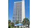 Modern high-rise condo building featuring private balconies and ocean views at 5511 Ocean Blvd. N # 805, Myrtle Beach, SC 29577