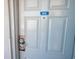 Unit 805 door with modern electronic lock at 5511 Ocean Blvd. N # 805, Myrtle Beach, SC 29577