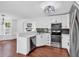 Well-lit kitchen featuring stainless steel appliances, white cabinets and countertops, and an undermount sink at 553 Fox Chase Dr., Conway, SC 29527