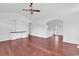 Bright open living room with hardwood floors, bright white walls, and natural light at 553 Fox Chase Dr., Conway, SC 29527