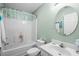 Standard bathroom including a shower and tub combo, toilet, and sink vanity at 562 Blue Stem Dr. # 54-F, Pawleys Island, SC 29585