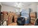 Bedroom filled with boxes and a mattress at 562 Blue Stem Dr. # 54-F, Pawleys Island, SC 29585