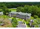 Aerial shot of a well-maintained condo community with lush greenery at 562 Blue Stem Dr. # 54-F, Pawleys Island, SC 29585