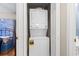 Laundry closet containing a stackable washer and dryer at 562 Blue Stem Dr. # 54-F, Pawleys Island, SC 29585
