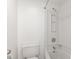 Bright, clean bathroom featuring a shower-tub combination, and a toilet at 5905 S Kings Highway # 1206-C, Myrtle Beach, SC 29575
