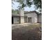 The backyard has a concrete patio and dirt with some grass at 615 Todd Blvd., Conway, SC 29526