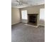 Spacious living room with a brick fireplace and neutral carpet at 615 Todd Blvd., Conway, SC 29526