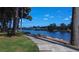 Sidewalk view of a beautiful waterway and community homes at 698 Riverwalk Dr. # 304, Myrtle Beach, SC 29579