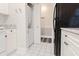 Convenient laundry area with stacked washer and dryer at 698 Riverwalk Dr. # 304, Myrtle Beach, SC 29579
