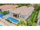 An aerial view of the backyard and pool at 7545 Ventura Ct., Myrtle Beach, SC 29572