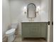 Elegant bathroom with a stylish vanity, marble countertop, and modern fixtures at 7611 Coteswood Dr., Myrtle Beach, SC 29572