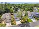 Bird's eye view of community houses with manicured lawns and tree-lined streets at 816 Morrall Dr., North Myrtle Beach, SC 29582