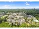 An aerial view of the community, with townhouses, lush greenery, and the ocean in the background at 9776 Leyland Dr. # 2, Myrtle Beach, SC 29572