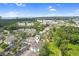 Aerial view highlighting the location of tennis courts and pool access from this property at 9776 Leyland Dr. # 2, Myrtle Beach, SC 29572
